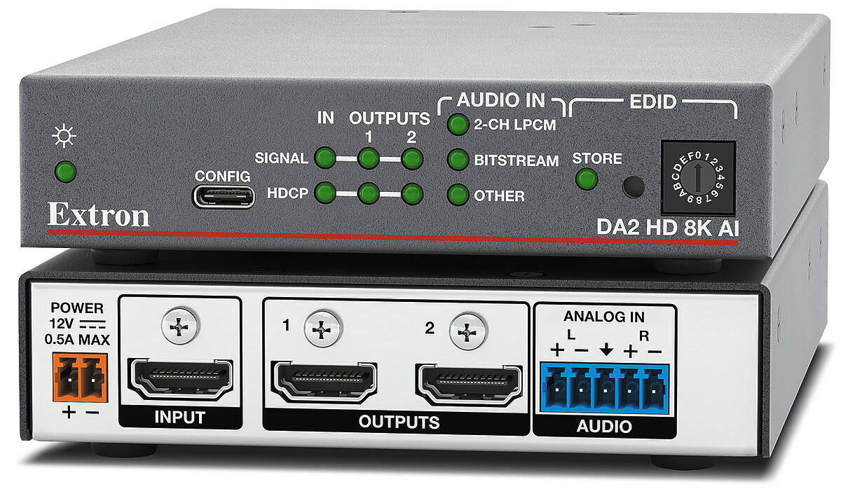 Extron DA2 HD 8K AI 60-1870-13  product image