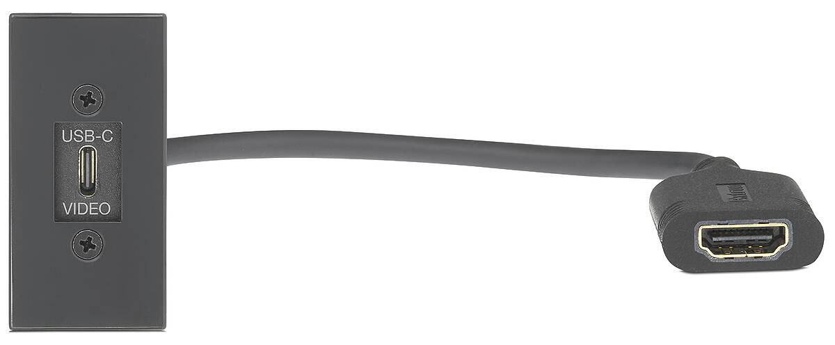 Extron One USB-C Female to HDMI Female on Pigtail 70-1243-12  product image