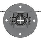 Multibrackets 0549 M Pro Series Single Pole Floorbase|Bolt-down Monitor Stand Top View product image