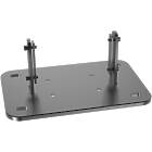 Multibrackets 9840 M Public Display Floormount Fixed Base Black|Monitor Stand Bolt-Down Base