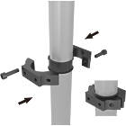 Multibrackets 9924 M Floor to Ceiling Mount Pro MBFC2UP 600|Dual Back-To-Back Monitor Mount product image