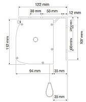 Screen International CHC250X156 116" (2.95m)
 16:10 aspect ratio projection screen product image