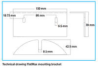 Screen International FM1000X625/WHT 464" (11.79m)
 16:10 aspect ratio projection screen product image