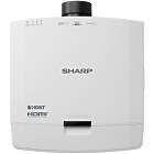 Sharp V801U W 8000 Lumens WUXGA projector Top View product image