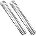 Unicol 2500x2 2 × 2500mm mild steel chrome finished undrilled column for trolleys and floor stands