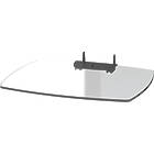 Unicol ATGS {calcProductGroup} 500×400mm Polished Edge Toughened Glass Shelf