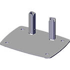 Unicol AVF Compact bolt-down base for  Avecta series, 150 column centres finished in silver product image