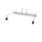 Unicol AVT Avecta Curved Trolley Base 89 × 61cm finished in white product image
