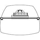 Unicol AX16P Axia High Level Monitor Plinth Stand with Locking Cabinet product image