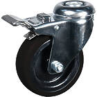 Unicol BC10 1 × 10cm Heavy duty braked castor (Bolt fitted)
