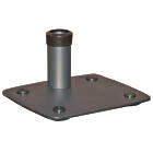 Unicol ESF38X38 {calcWidthDepthCM} Compact bolt-down base for single column Unicol monitor stand