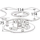 Unicol GKC-GAPU GyroLock Twist and lock close universal ceiling bracket product image