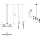 Unicol KP1030CB Monitor Ceiling Mount Kit with 3m Columns product image