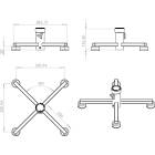 Unicol MG Single Column Stand Base with static feet product image