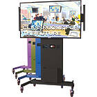 Unicol NST2 Nest-Star AV Teaching trolley system for Monitor/TVs (71–90″ / 150kg; VESA 300x300–1000x600; Housing for PC’s and controllers)