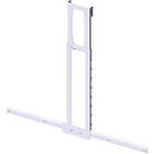 Unicol VCSS1 Sound Bar and Video Conferencing Camera Mount for screens up to 70″ finished in white product image