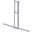 Unicol VCSS9 Sound Bar and Video Conferencing Camera Mount for screens from 71–110″ finished in silver product image