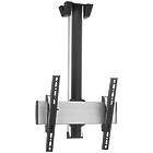 Vogels C0844S TV/Monitor Ceiling Mount  Kit  (Up to 65″/ Max 80kg; VESA 100×100–400×400; 70cm ceiling to screen centre; Silver finish)