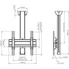 Vogels C0844S TV/Monitor Ceiling Mount  Kit product image