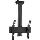 Vogels C1544B Monitor/TV Ceiling Mount Kit (Up to 65″/ Max 80kg; VESA 100×100–400×400; 140cm ceiling to screen centre;  Black finish)
