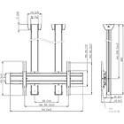 Vogels CD3084B Large TV/Monitor Ceiling Mount  Kit product image
