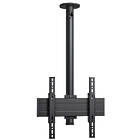 Vogels CT243044B Turning TV/Monitor  Ceiling Mount (Up to 65″ / Max 40kg; VESA 100×100–400×400;2221mm ceiling to display centre; Finished in Black)