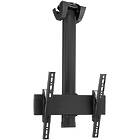Vogels CT3044B Turning TV/Monitor  Ceiling Mount (Up to 65″/ Max 80kg; VESA 100×100–400×400;290cm ceiling to display centre; 360° of turn, Black finish)