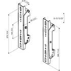 Vogels PFS 3302 Vertical mounting arms for LCD/LED monitors and commercial TV’s product image
