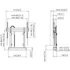Vogels RISE 2005 (W) Motorised Height Adjustable Monitor/TV Floor-to-Wall Stand product image