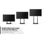 Vogels RISE 2005 (W) Motorised Height Adjustable Monitor/TV Floor-to-Wall Stand product image
