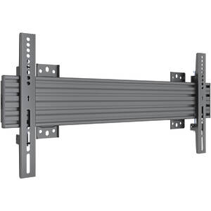 M Wallmount Pro MBSTH1U 600x300 Fixed Black Non-tilting Ultra-wide Monitor Wall Mount