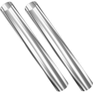 2×1450mm mild steel chrome finished undrilled column for trolleys and floor stands