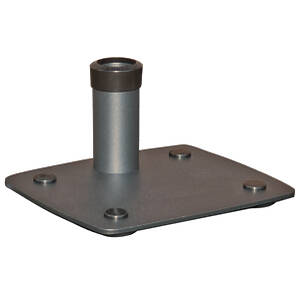 38 × 38cm Compact bolt-down base for single column Unicol monitor stand