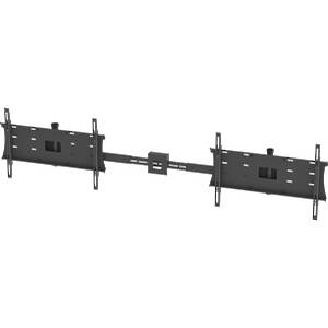 Twin Screen Adjustable Mount for 2092mm Goal Post Floor-to-Ceiling Installations 