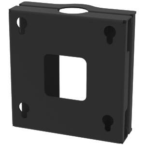 Single column clamping bracket suitable for mounting to scaffolding