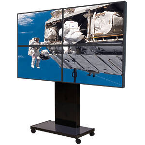 2×2 Rhobus Monitor Trolley/Stand