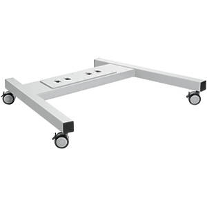 Connect-it extra large trolley base finished in silver
