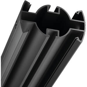 300cm Connect-it Ceiling column finished in black