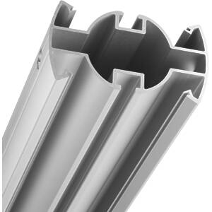 300cm Connect-it Ceiling column finished in silver
