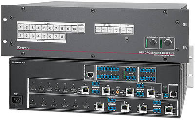 Extron's range of DTP products for AV over Twisted Pair installations.Components