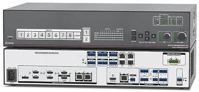 Extron's range of DTP2 products for AV over Twisted Pair installations.Components