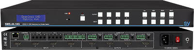Components that allow a single source image to be divided to create a "Video Wall" using multiple monitors.Components